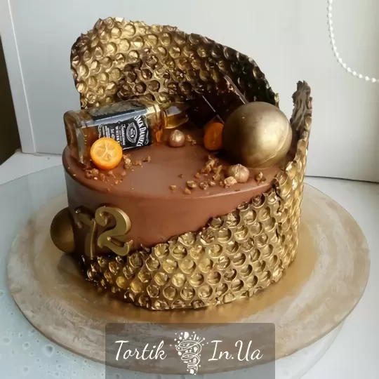 Торт на 60 років чоловікові без мастики