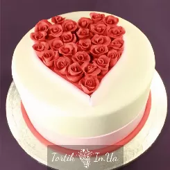 Торт на День Святого Валентина 