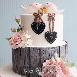 Торт на годовщину свадьбы 5 лет