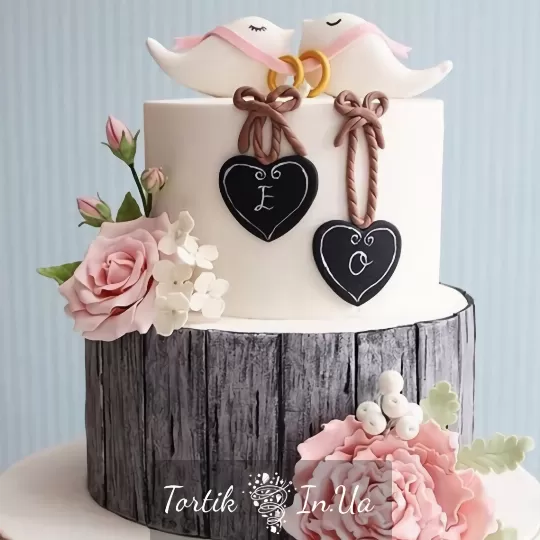 Торт на річницю весілля 5 років
