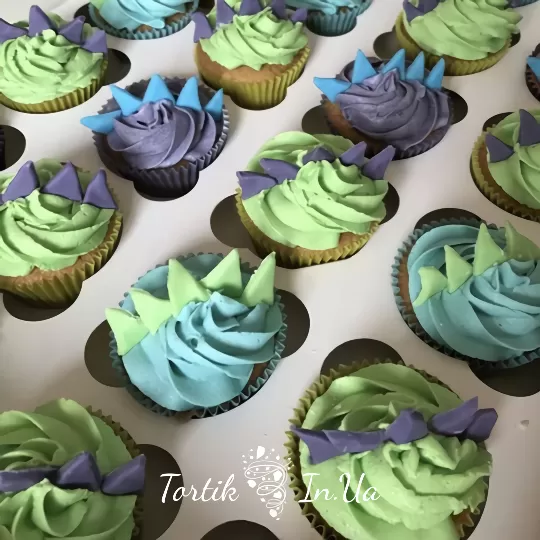 Капкейки динозаврики