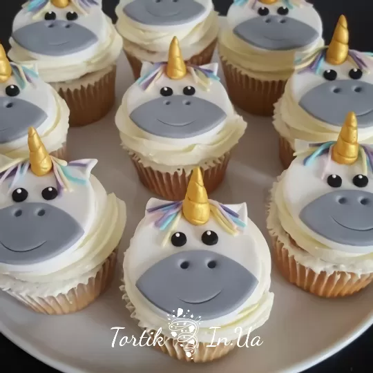 Капкейки детские единороги
