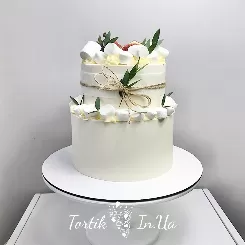 Весільний торт із зефіром