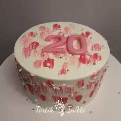 Торт на 20 років дівчині