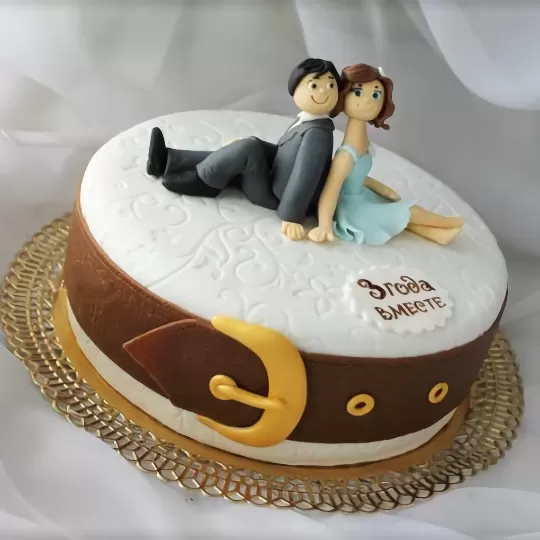 Торт на годовщину свадьбы 3 года
