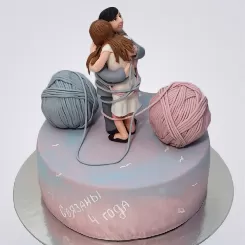 Торт на годовщину свадьбы 4 года