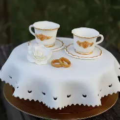Торт на річницю весілля 20 років