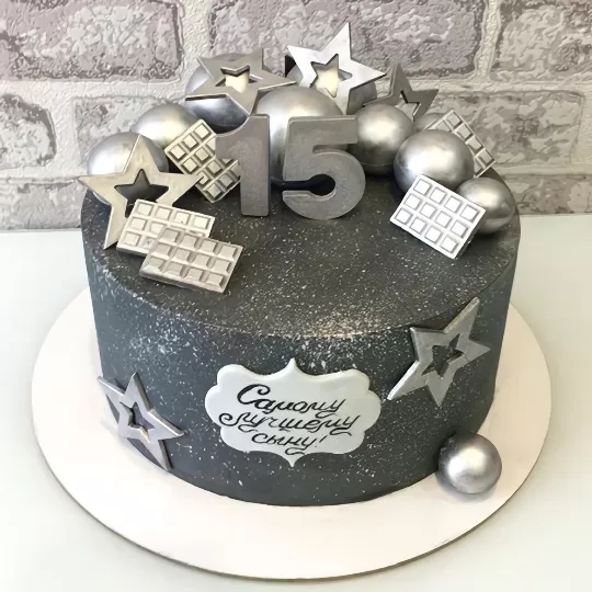 Торт хлопчику на 15 років