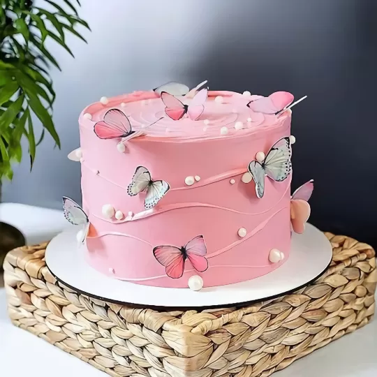 Торт з метеликами