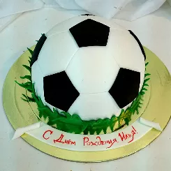 Торт футбольний м'яч
