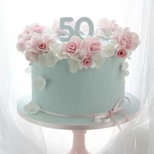 Торт на 50 лет женщине