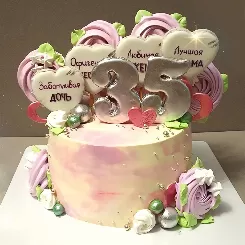 Торт на 35 лет девушке